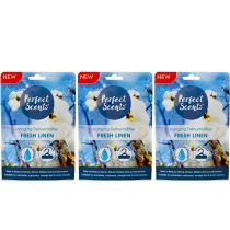 Perfect Scents Fresh Linen Hanging Dehumidifier 180g - Pack of 3