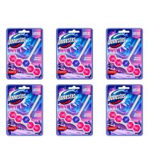 Domestos Power 5 Aurora Blooms Toilet Rim Block 50g - Pack of 6