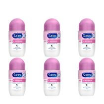 Sanex Derma Care Invisible Dry Roll-On 50ml - Pack of 6
