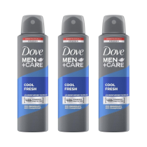 Dove Men+Care Cool Fresh Antiperspirant Deodorant Spray 150 ml - Pack of 3