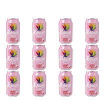 Rubicon Lychee Sparkling Fruit Soft Drink 330ml - Pack of 12