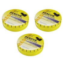 Rescue Pastilles Blackcurrant Flavour Alcohol Free 50g - Pack of 3