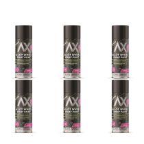 Auto Extreme Black Alloy Wheel Spray Paint Satin 400ml - Pack of 6