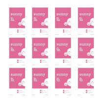 Sunny The Face Wax Strips (20 Strips & 10 Finishing Wipes) - Pack of 12