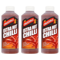 Crucials Extra Hot Chilli Sauce 500ml - Pack of 3