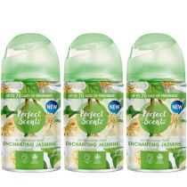 Perfect Scents Enchanting Jasmine Automatic Air Freshener Refill 250ml - Pack of 3