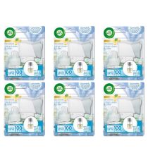 Air Wick Essential Oils Crisp Linen & Lilac Plug In Kit 19ml - Pack of 6