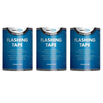 Bond-It Flashing Tape Self-Adhesive Weatherproof Seal 225mmx3m - Pack of 3
