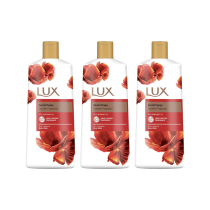 LUX Secret Poppy Body Wash with Bergamot Oil 600ML - Pack of 3