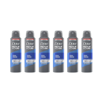 Dove Men+Care Cool Fresh Antiperspirant Deodorant Spray 150 ml - Pack of 6