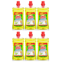 Elbow Grease Concentrated Floor Cleaner Lemon Fresh for Tiles 1L - Pack of 6