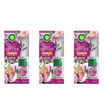 Air Wick Cosy Cottage Frosted Rose Air Freshener 250ml - Pack of 3