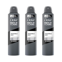 Dove Men+Care Invisible Dry Antiperspirant Deodorant Spray 150 ml - Pack of 3