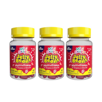 Natures Aid Mini Drops Jelly Beans Multivitamin for Kids 60 Beans - Pack of 3