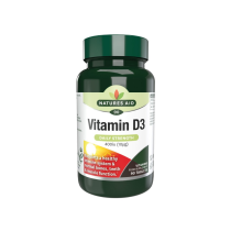 Natures Aid Vitamin D3 Daily Strength 400iu 90 Tablets - Pack of 6