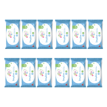 Little Heroes Sensitive Baby Wipes Soft and Safe 66 pack on a clean nursery shelf