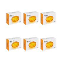 Pears Gentle Care Transparent Soap Bar Mild Cleansing Formula 100g - Pack of 6