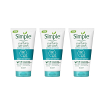 Simple Purifying Facial Wash Daily Skin Detox 150ml - Pack of 3