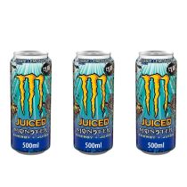 Monster Aussie Lemonade Juiced Energy Drink 500ml - Pack of 3