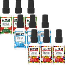 Lu Mist Toilet Spray 3 Pack Fresh Linen, Candy & Melon 60ml Each - Pack of 3