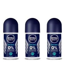 Nivea Men Fresh Ocean Deodorant Roll-On 50ml - Pack of 3