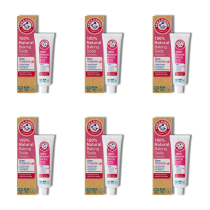 Arm & Hammer Natural Baking Soda Toothpaste for Gum Protection 75 mL - Pack of 6