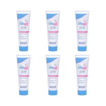 Sebamed Baby Cream Extra Soft 50ml tube on a clean nursery changing table