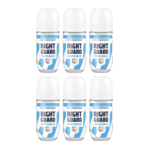 Right Guard Invisible Women Anti Perspirant Deodorant Roll On 50ml - Pack of 6