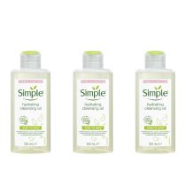 Simple Kind To Skin Hydrating Cleansing Oil 125ml - Pack of 3