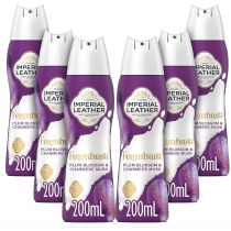 Imperial Leather Foamburst Plum Blossom & Cashmere Musk 200ml - Pack of 6