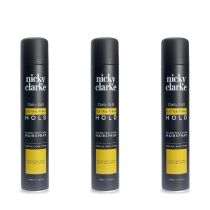 Nicky Clarke Daily Edit Extra Firm Hold Hairspray 400ml - Pack of 3