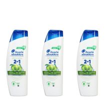 Head & Shoulders Apple Fresh 2 in 1 Shampoo 330ml - Pack of 3