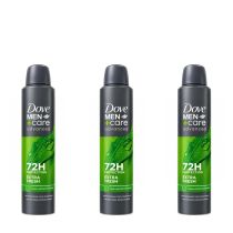 Dove Men Extra Fresh Deodorant Spray 250ml - Pack of 3
