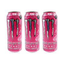 Monster Energy Drink Ultra Rosa 500ml - Pack of 3