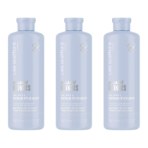 Lee Stafford Bleach Blonde Ice White Conditioner 500ml - Pack of 3