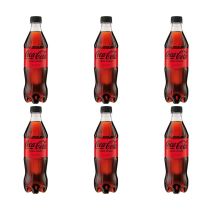 Coca-Cola Zero Sugar Soft Drink Black 500ml - Pack of 6