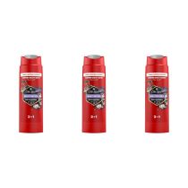 Old Spice Night Panther 3-in-1 Shower Gel 400ml - Pack of 3