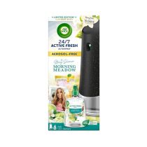 Air Wick Automatic Air Freshener Kit Morning Meadow device and refill
