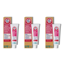 Arm & Hammer Natural Baking Soda Toothpaste for Gum Protection 75 mL - Pack of 3