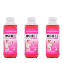 Oshee Red Grape & Dragonfruit Vitamin Water 555ml - Pack of 3