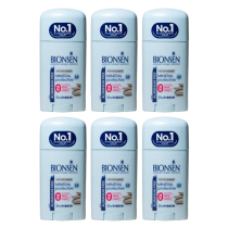 Bionsen Deodorant Stick Mineral Protective 24-Hour Freshness 40ml - Pack of 6