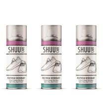 Shuu Care Footwear Deodorant Spray 250ml - Pack of 3