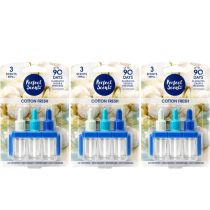 Perfect Scents Cotton Fresh Air Freshener 3 Refill 20ml Per Pack - Pack of 3