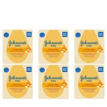 Johnsons Baby Honey Soap Twin Pack 90g - Pack of 6