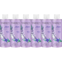 Yardley London English Lavender Luxury Shower Gel Body Wash 250 ml - Pack of 6