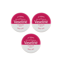 Vaseline Lip Therapy Rosy Lips with Rose and Almond Oils 20g - Pack of 3