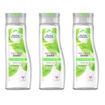 Herbal Essences Daily Detox Shampoo with White Tea & Mint Essences 400 ML - Pack of 3