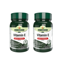 Natures Aid Vitamin E 1000IU Super Strength 30 Softgels - Pack of 2