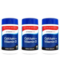 Vitamin Store Calcium + Vitamin D Bone Health Supplement 180 Tablets - Pack of 3