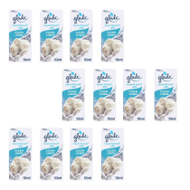 Glade Touch & Fresh Refill Clean Linen Air Freshener 10ml - Pack of 12